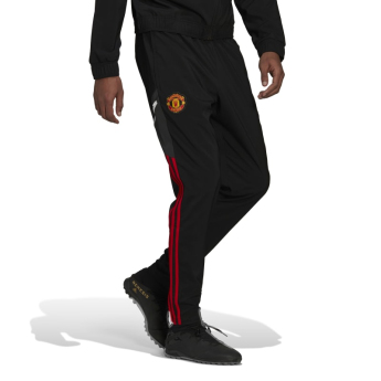 Manchester United pánske futbalové nohavice Presentation black
