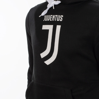 Juventus Torino detská mikina s kapucňou No10 Logo black