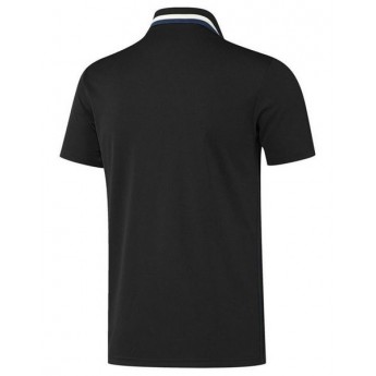 Manchester United Čierne pánske polo tričko trg black