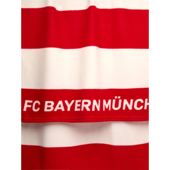 Bayern Mníchov fleecová deka Stripes