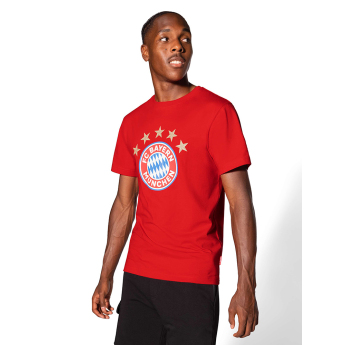Bayern Mníchov pánske tričko logo red