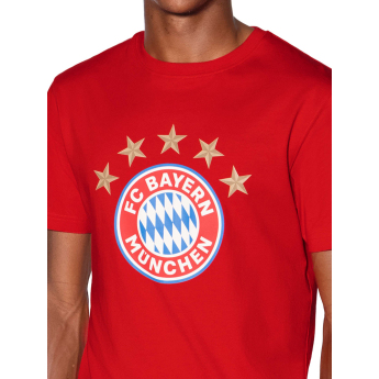 Bayern Mníchov pánske tričko logo red
