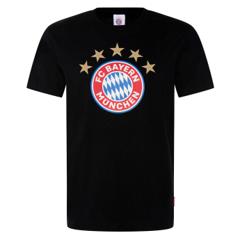 Bayern Mníchov pánske tričko Logo black