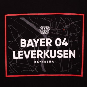 Bayern Leverkusen pánska mikina s kapucňou City Map