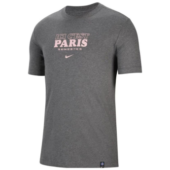 Paris Saint Germain pánske tričko Text grey