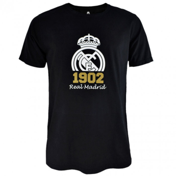 Real Madrid pánske tričko Crest black