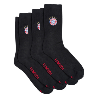 Bayern Mníchov ponožky 3 pack black