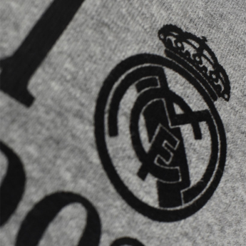 Real Madrid pánska mikina s kapucňou Capucha grey