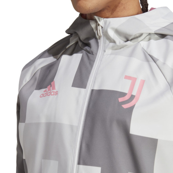 Juventus Torino pánska bunda s kapucňou Windbreaker Graphic