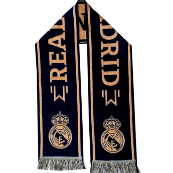 Real Madrid zimný šál gold