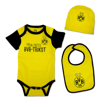 Borussia Dortmund novorodenecká sada 3 pcs yellow (62/98)
