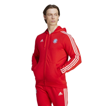 Bayern Mníchov pánska mikina s kapucňou dna full-zip red