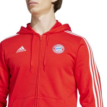Bayern Mníchov pánska mikina s kapucňou dna full-zip red