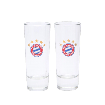 Bayern Mníchov sada 2 panákov 5 stars logo