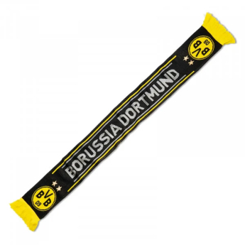 Borussia Dortmund zimný šál black