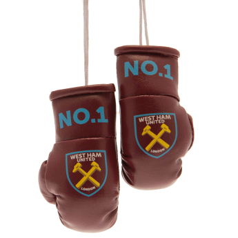 West Ham United mini boxerské rukavice No.1 text