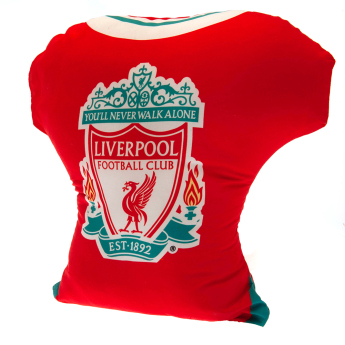 FC Liverpool vankúšik red shirt logo