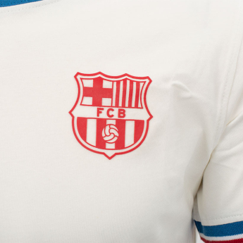 FC Barcelona pánske tričko Cotton Offwhite