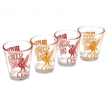 FC Liverpool panák štamprlík 4pk Shot Glass Set