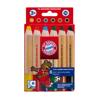 Bayern Mníchov pastelky 6 jumbo