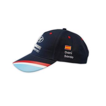 Hyundai Motorsport čiapka baseballová šiltovka Sordo logo navy 2023