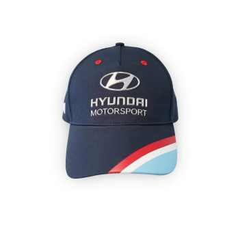 Hyundai Motorsport čiapka baseballová šiltovka Lappi logo navy 2023