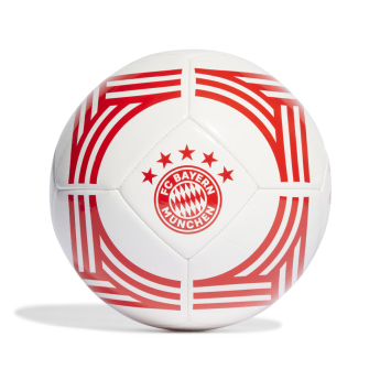 Bayern Mníchov futbalová lopta Club Home white
