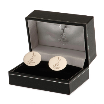 Tottenham manžetové gombíky Stainless Steel Round Cufflinks