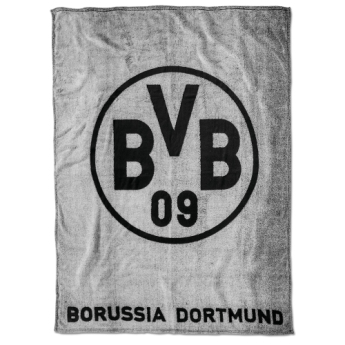 Borussia Dortmund fleecová deka grey