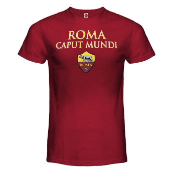 AS Roma pánske tričko Caput Mundi bordo