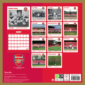FC Arsenal kalendár 2024 Legends