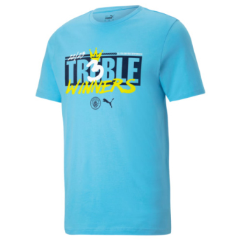 Manchester City pánske tričko Treble
