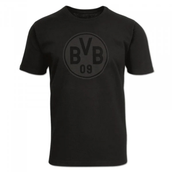 Borussia Dortmund pánske tričko Logo fullblack
