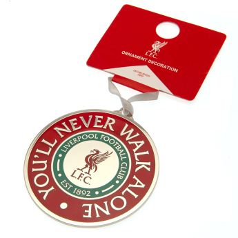 FC Liverpool vianočné dekorácie YNWA