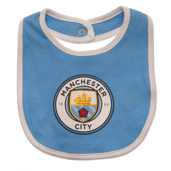 Manchester City detský podbradník 2 Pack Bibs ES
