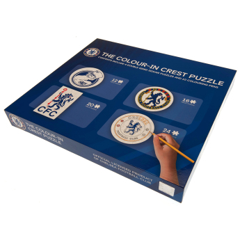 FC Chelsea detské puzzle Colour-In Crest