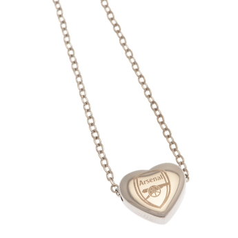 FC Arsenal prívesok na krk Stainless Steel Heart Necklace