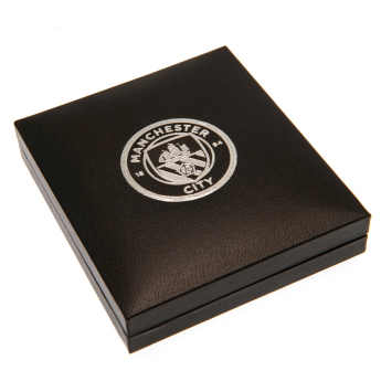 Manchester City prívesok na krk Stainless Steel Heart Necklace