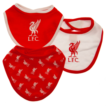 FC Liverpool detský podbradník 3 Pack Bibs RC