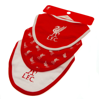 FC Liverpool detský podbradník 3 Pack Bibs RC