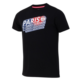 Paris Saint Germain pánske tričko Repeat black