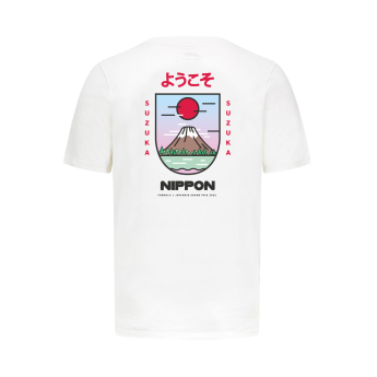 Formule 1 pánske tričko Japan white 2023