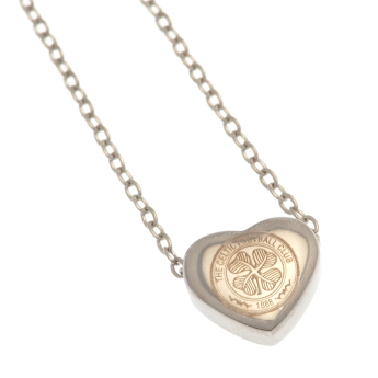 FC Celtic prívesok na krk Stainless Steel Heart Necklace