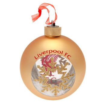 FC Liverpool vianočné dekorácie Premium LED Bauble