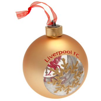 FC Liverpool vianočné dekorácie Premium LED Bauble