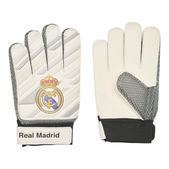Real Madrid detské brankárske rukavice white