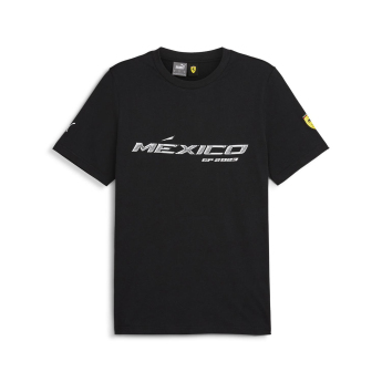 Ferrari pánske tričko Mexico GP black F1 Team 2023