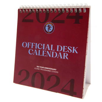 Aston Villa stolový kalendár 2024