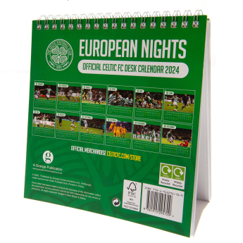 FC Celtic stolový kalendár 2024