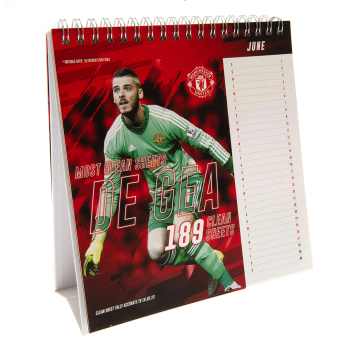Manchester United stolový kalendár 2024